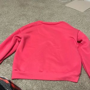 Pink crew neck